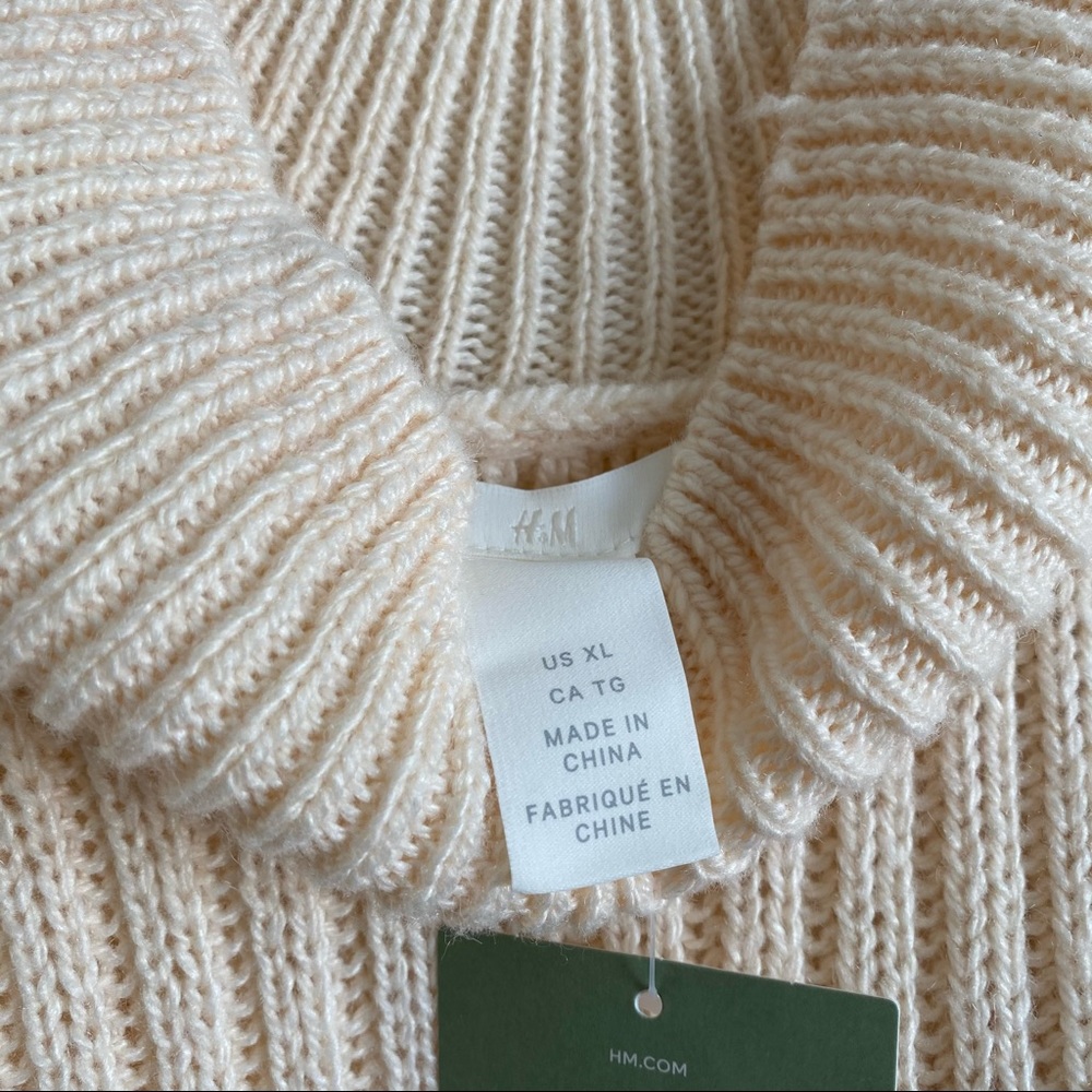 H&M Flounced Rib Knit Ruffle Sweater - Picture 10 of 10